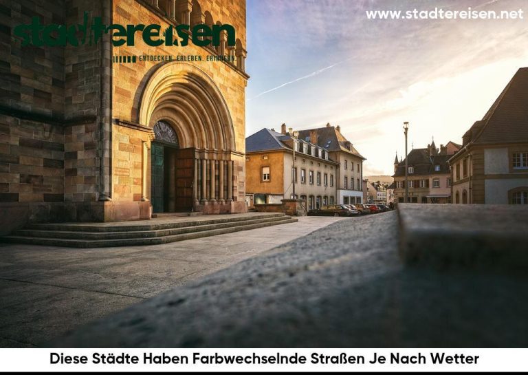 Diese Städte Haben Farbwechselnde Straßen Je Nach Wetter