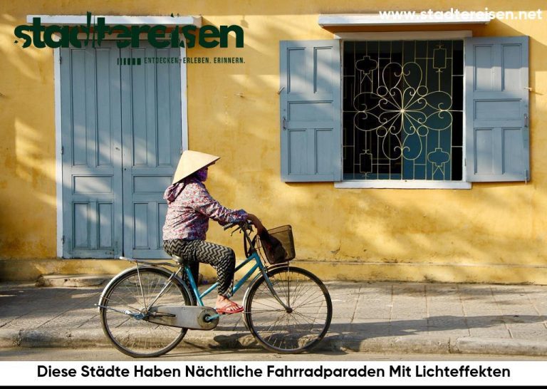 Diese Städte Haben Nächtliche Fahrradparaden Mit Lichteffekten