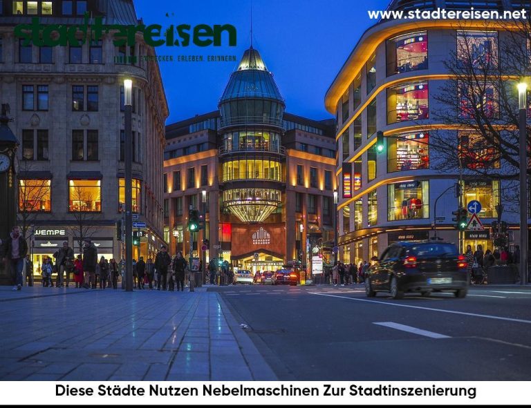 Diese Städte Nutzen Nebelmaschinen Zur Stadtinszenierung
