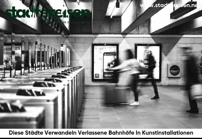 Diese Städte Verwandeln Verlassene Bahnhöfe In Kunstinstallationen