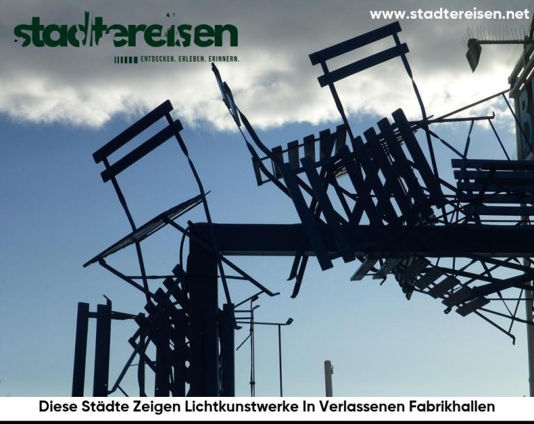 Diese Städte Zeigen Lichtkunstwerke In Verlassenen Fabrikhallen