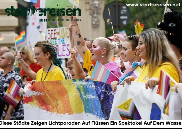 Diese Städte Zeigen Lichtparaden Auf Flüssen Ein Spektakel Auf Dem Wasser