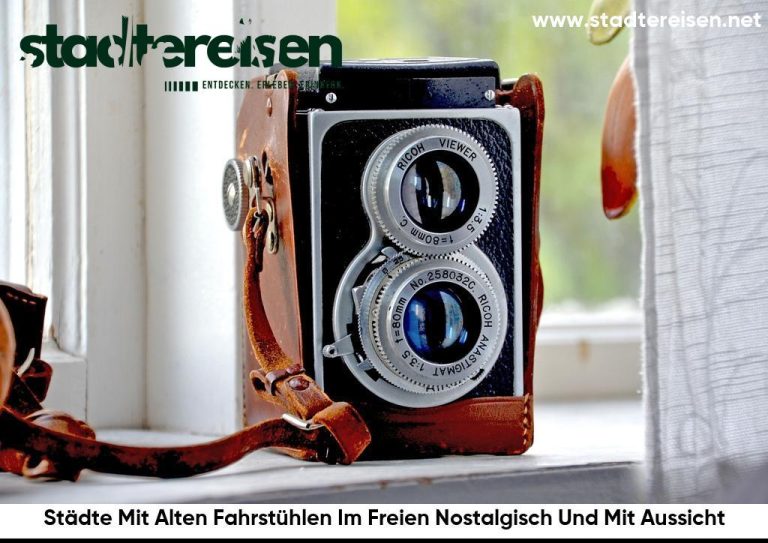 Städte Mit Alten Fahrstühlen Im Freien Nostalgisch Und Mit Aussicht