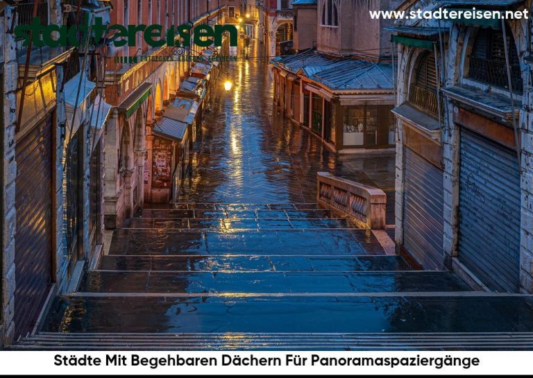 Städte Mit Begehbaren Dächern Für Panoramaspaziergänge