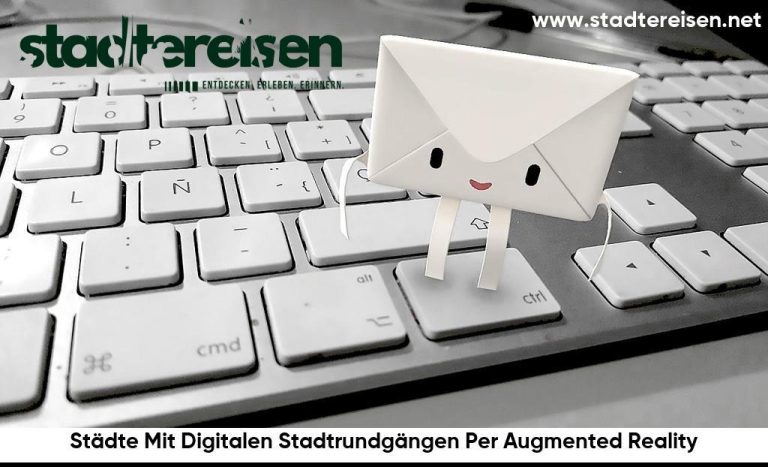Städte Mit Digitalen Stadtrundgängen Per Augmented Reality