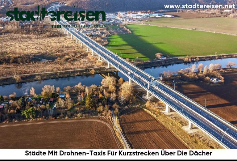 Städte Mit Drohnen-Taxis Für Kurzstrecken Über Die Dächer