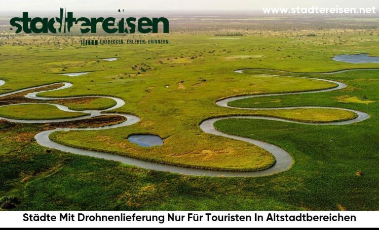Städte Mit Drohnenlieferung Nur Für Touristen In Altstadtbereichen