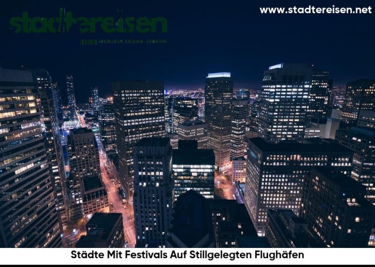 Städte Mit Festivals Auf Stillgelegten Flughäfen