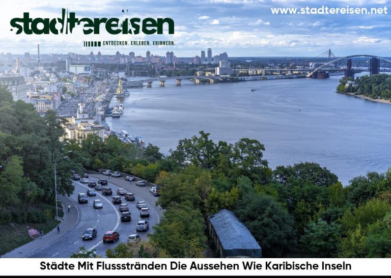 Städte Mit Flussstränden Die Aussehen Wie Karibische Inseln