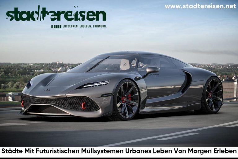 Städte Mit Futuristischen Müllsystemen Urbanes Leben Von Morgen Erleben