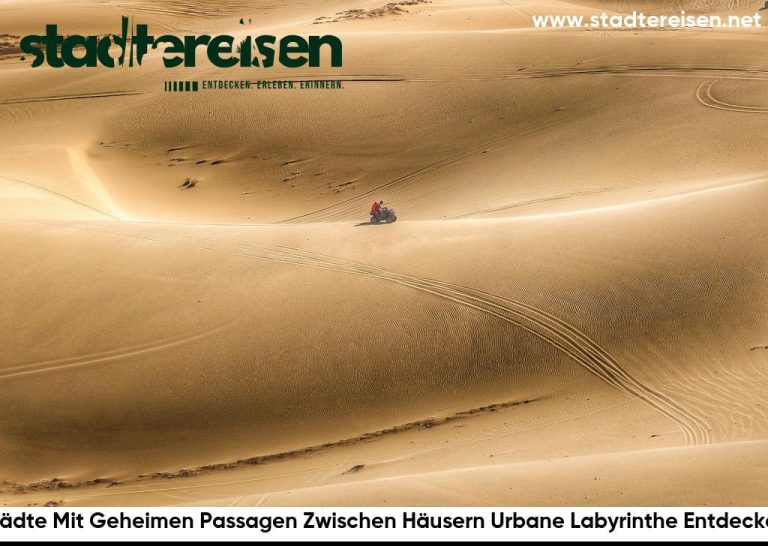 Städte Mit Geheimen Passagen Zwischen Häusern Urbane Labyrinthe Entdecken