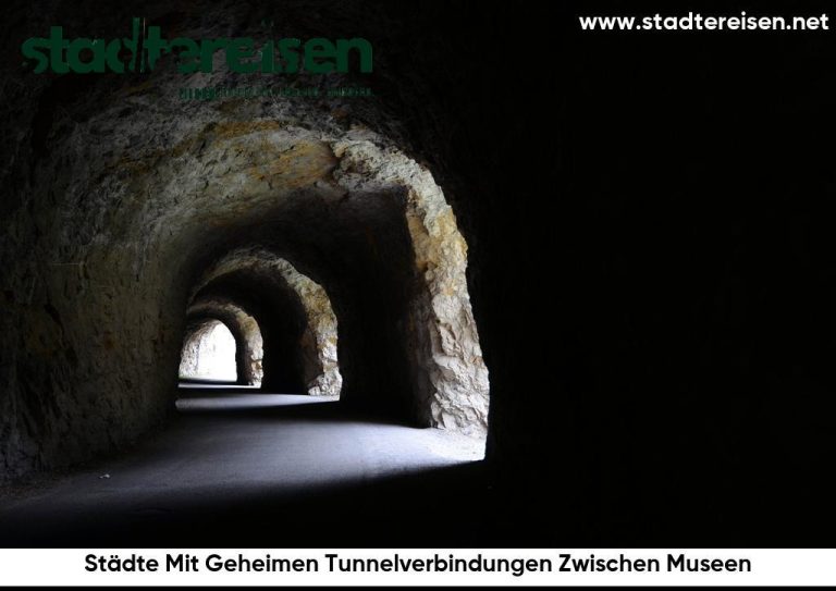 Städte Mit Geheimen Tunnelverbindungen Zwischen Museen