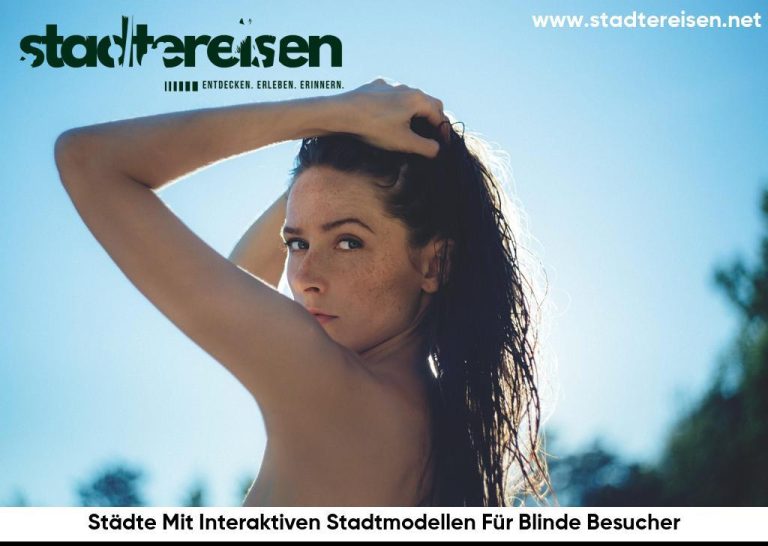 Städte Mit Interaktiven Stadtmodellen Für Blinde Besucher
