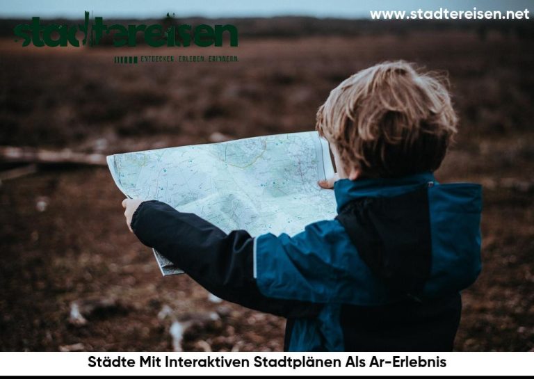 Städte Mit Interaktiven Stadtplänen Als Ar-Erlebnis