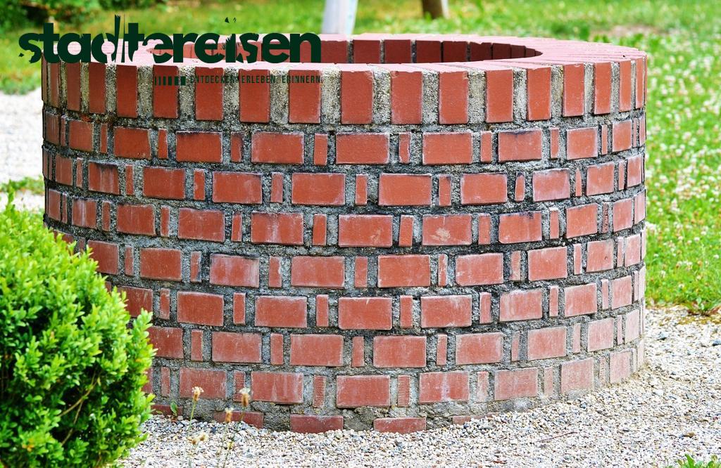 Städte Mit Interaktiven Wasserfontänen Die Auf Bewegungen Reagieren