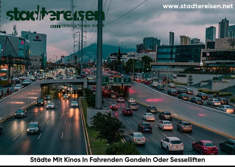 Städte Mit Kinos In Fahrenden Gondeln Oder Sesselliften