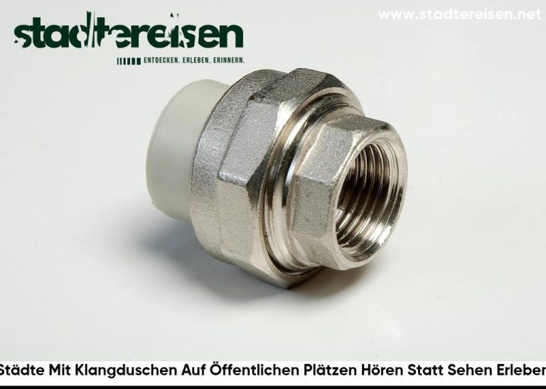 Städte Mit Klangduschen Auf Öffentlichen Plätzen Hören Statt Sehen Erleben