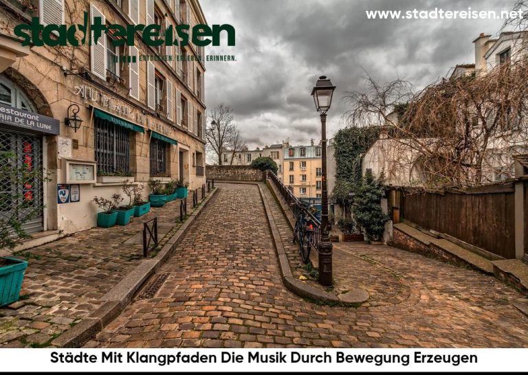 Städte Mit Klangpfaden Die Musik Durch Bewegung Erzeugen
