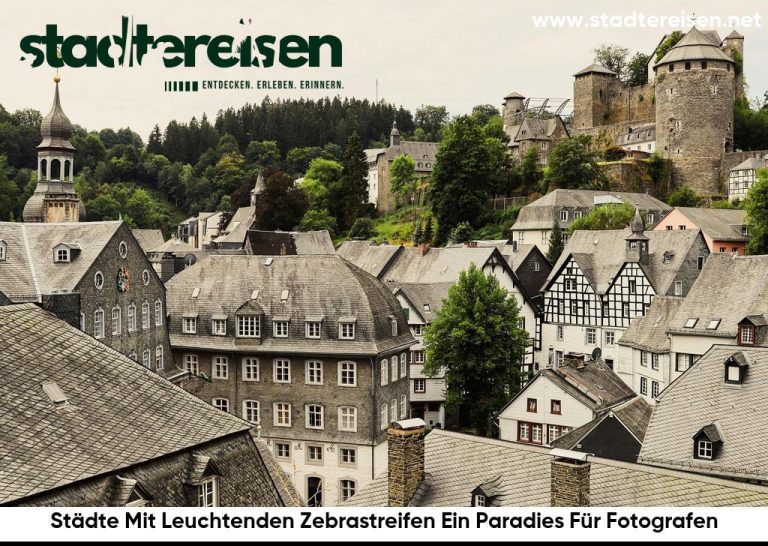 Städte Mit Leuchtenden Zebrastreifen Ein Paradies Für Fotografen