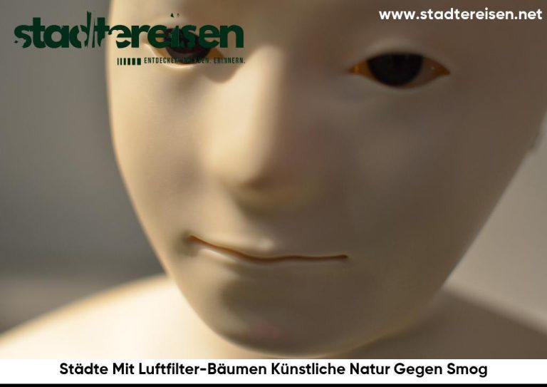 Städte Mit Luftfilter-Bäumen Künstliche Natur Gegen Smog