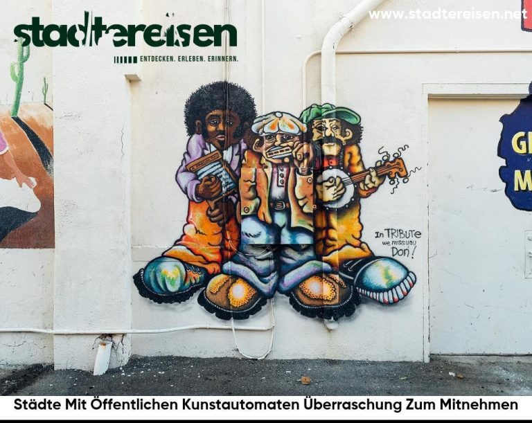 Städte Mit Öffentlichen Kunstautomaten Überraschung Zum Mitnehmen