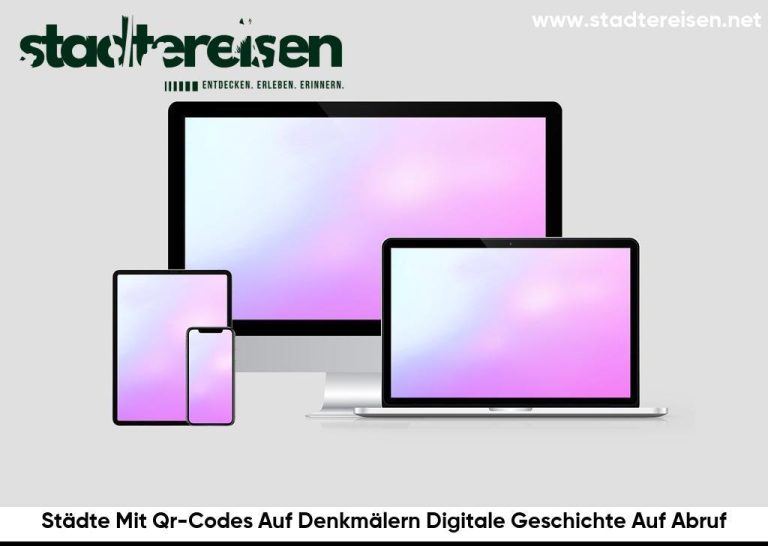 Städte Mit Qr-Codes Auf Denkmälern Digitale Geschichte Auf Abruf