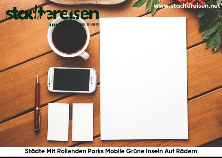 Städte Mit Rollenden Parks Mobile Grüne Inseln Auf Rädern