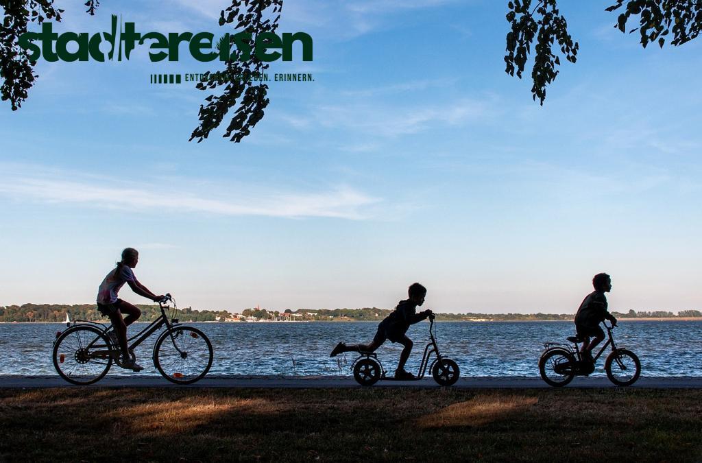 Städte Mit Schwimmenden Fahrradwegen Innovation Auf Dem Wasser
