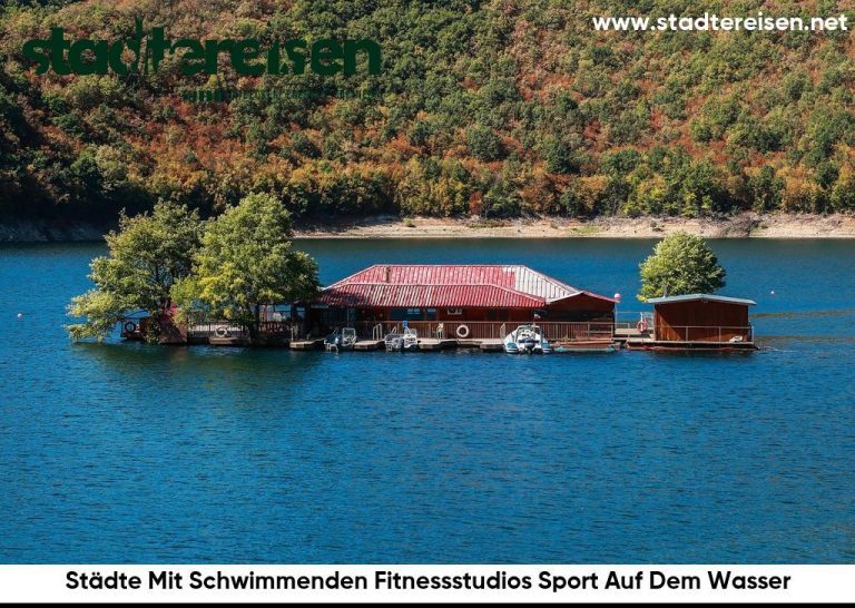 Städte Mit Schwimmenden Fitnessstudios Sport Auf Dem Wasser