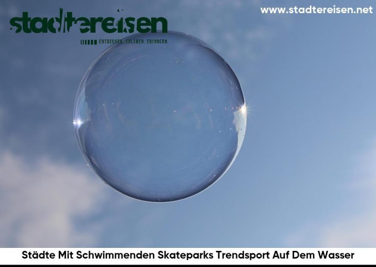 Städte Mit Schwimmenden Skateparks Trendsport Auf Dem Wasser