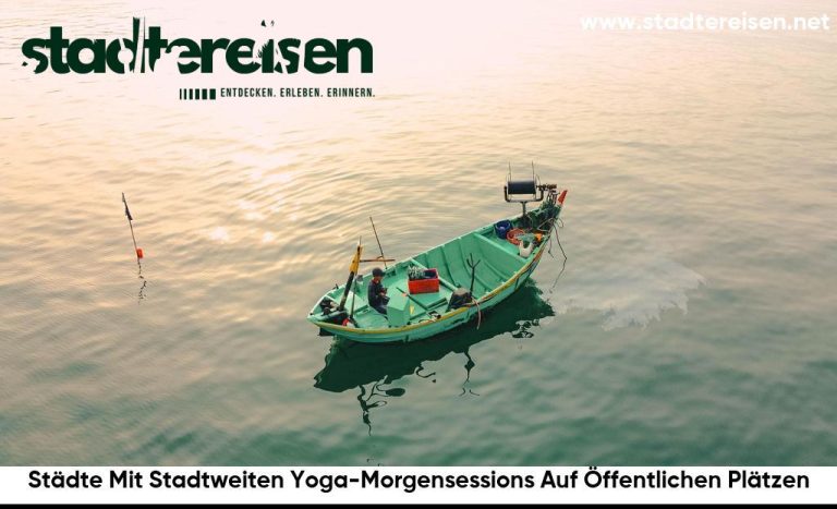 Städte Mit Stadtweiten Yoga-Morgensessions Auf Öffentlichen Plätzen