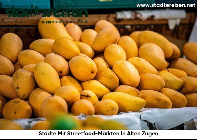 Städte Mit Streetfood-Märkten In Alten Zügen