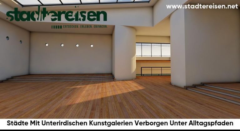 Städte Mit Unterirdischen Kunstgalerien Verborgen Unter Alltagspfaden