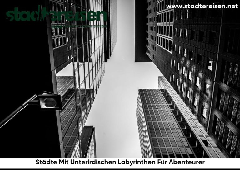 Städte Mit Unterirdischen Labyrinthen Für Abenteurer