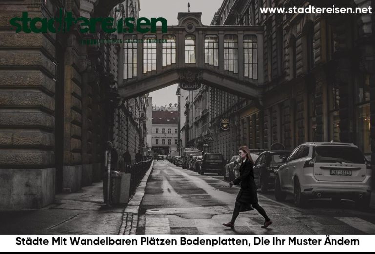 Städte Mit Wandelbaren Plätzen Bodenplatten, Die Ihr Muster Ändern