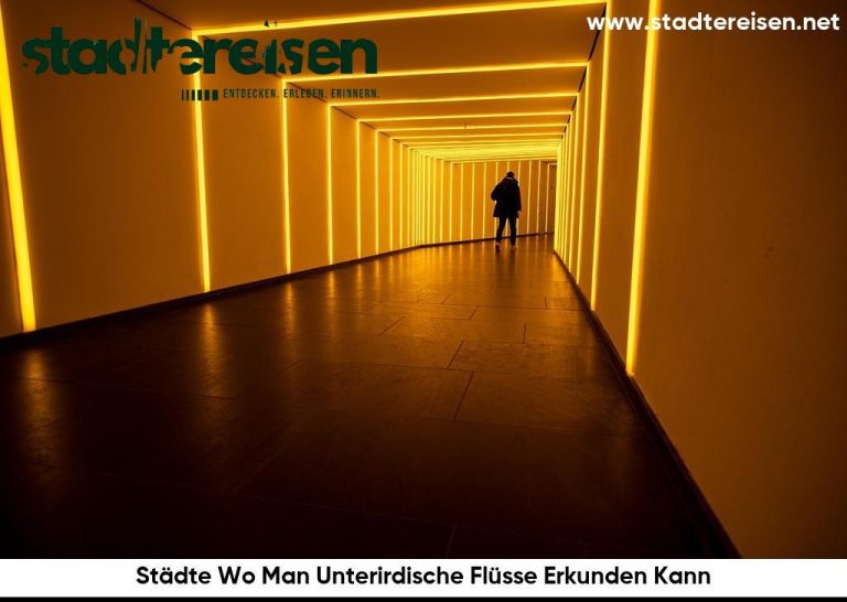 Städte Wo Man Unterirdische Flüsse Erkunden Kann