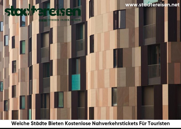 Welche Städte Bieten Kostenlose Nahverkehrstickets Für Touristen