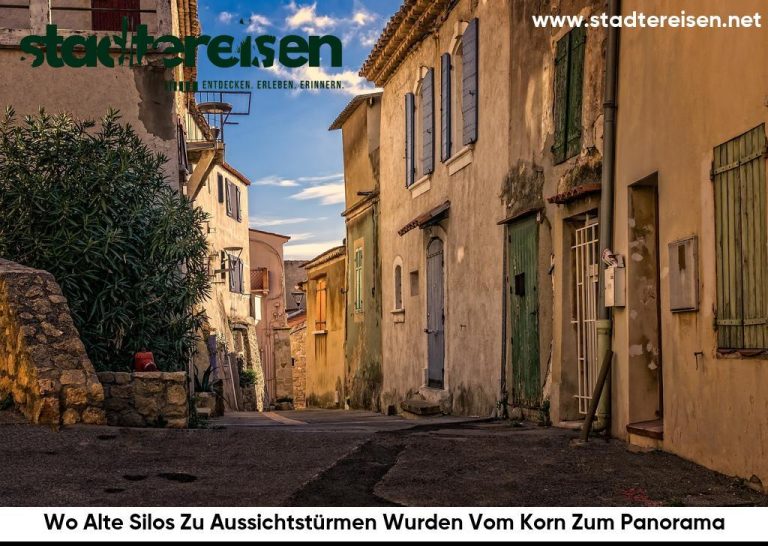 Wo Alte Silos Zu Aussichtstürmen Wurden Vom Korn Zum Panorama