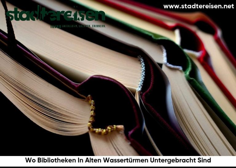 Wo Bibliotheken In Alten Wassertürmen Untergebracht Sind