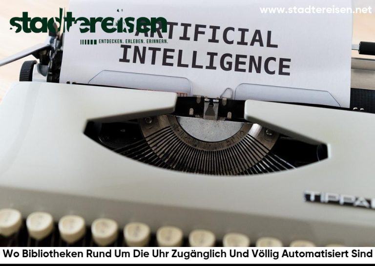 Wo Bibliotheken Rund Um Die Uhr Zugänglich Und Völlig Automatisiert Sind