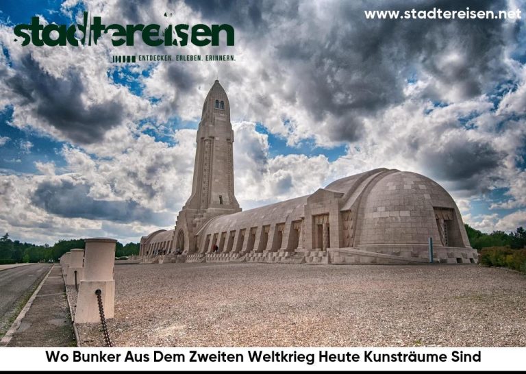 Wo Bunker Aus Dem Zweiten Weltkrieg Heute Kunsträume Sind