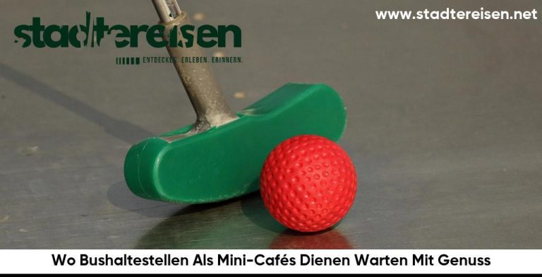 Wo Bushaltestellen Als Mini-Cafés Dienen Warten Mit Genuss