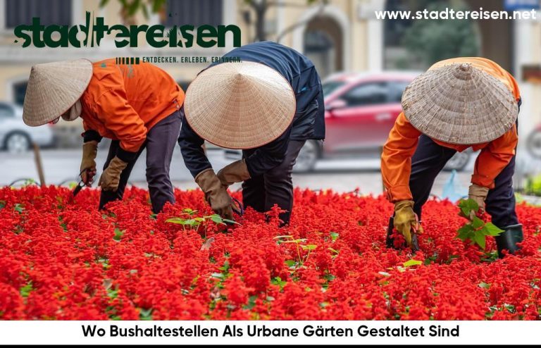 Wo Bushaltestellen Als Urbane Gärten Gestaltet Sind