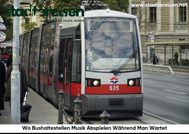 Wo Bushaltestellen Musik Abspielen Während Man Wartet