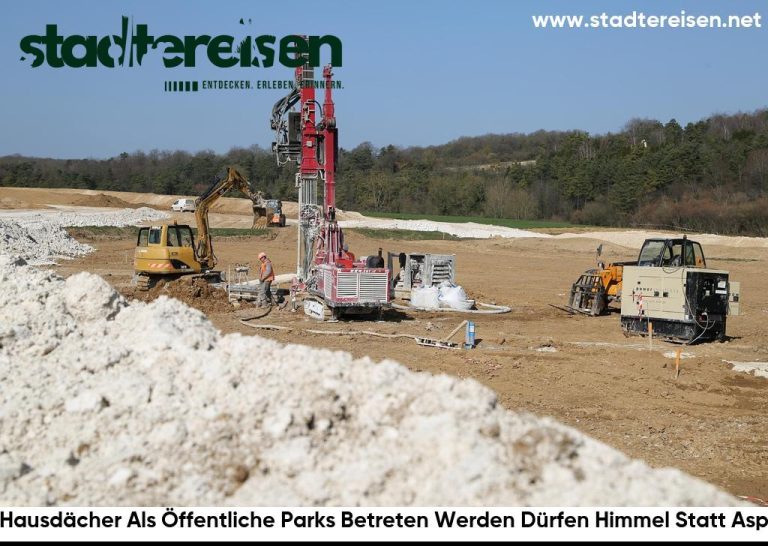 Wo Hausdächer Als Öffentliche Parks Betreten Werden Dürfen Himmel Statt Asphalt
