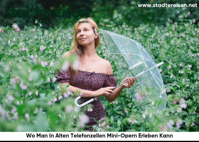 Wo Man In Alten Telefonzellen Mini-Opern Erleben Kann