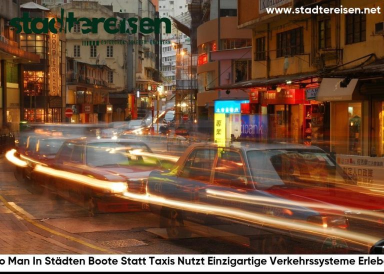 Wo Man In Städten Boote Statt Taxis Nutzt Einzigartige Verkehrssysteme Erleben