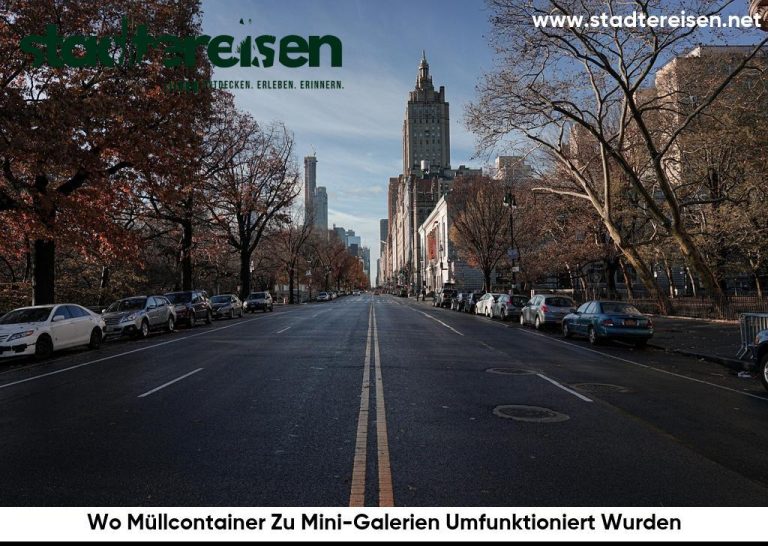 Wo Müllcontainer Zu Mini-Galerien Umfunktioniert Wurden