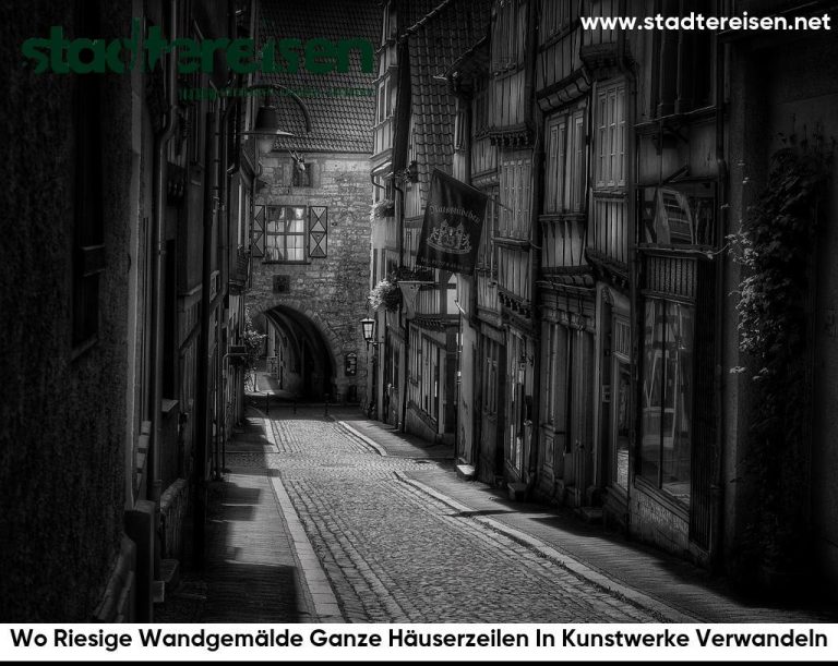 Wo Riesige Wandgemälde Ganze Häuserzeilen In Kunstwerke Verwandeln