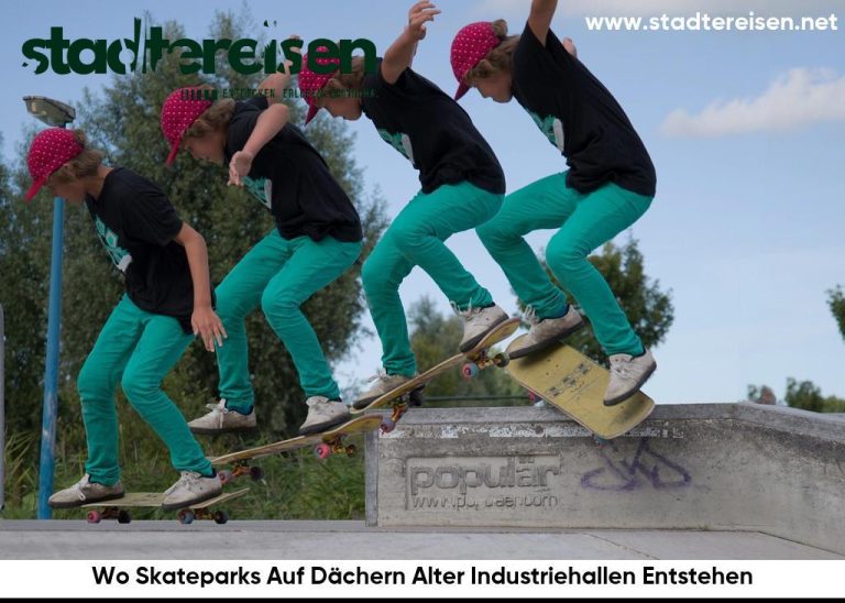 Wo Skateparks Auf Dächern Alter Industriehallen Entstehen